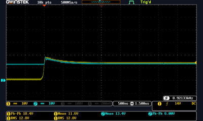 Voltages with 1uF electrolytic