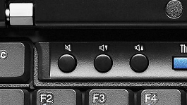 X201 volume buttons