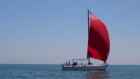 Atlantis under sail